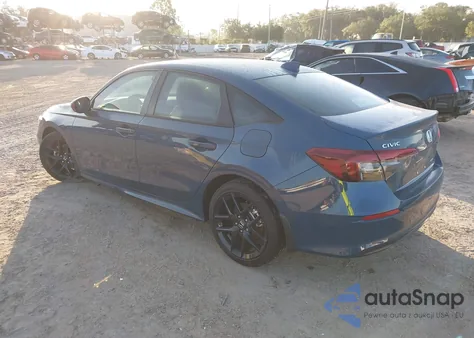 2025 Honda Civic Hybrid Sport/Sport Touring z USA, uszkodzony, nr VIN 2HGFE4F89SH342787